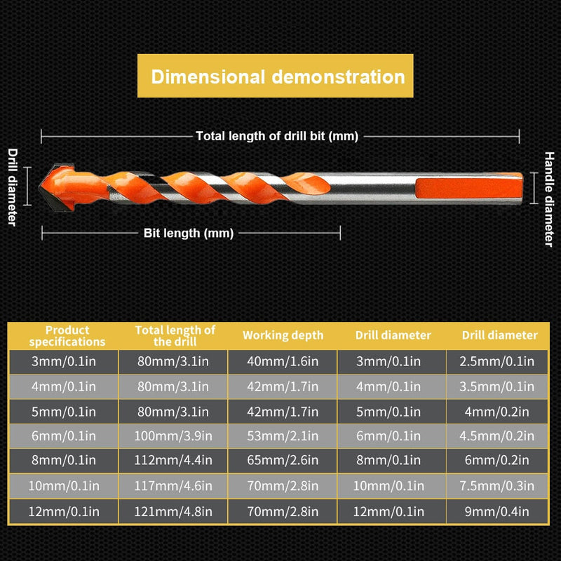 Diamond Drill Bits | 3-12mm